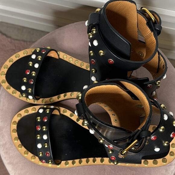 Isabel Marant Embellished Heeled Sandal - Picture 6 of 17